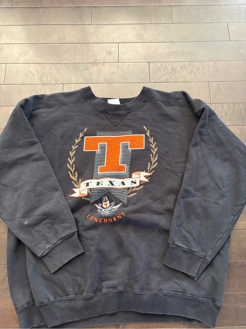 Vintage 90s Texas long horns crew neck